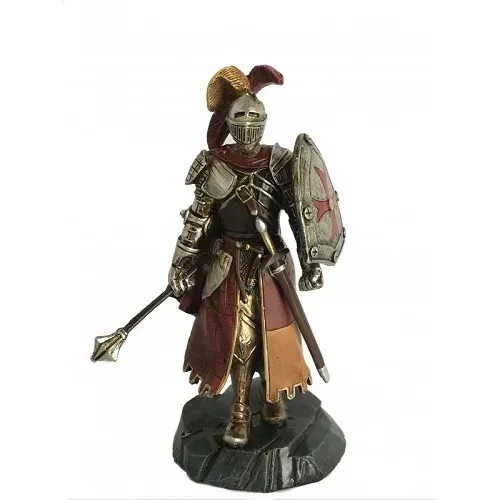 La Bottega di Merlino Cavaliere Medievale statuetta 12 cm con mazza