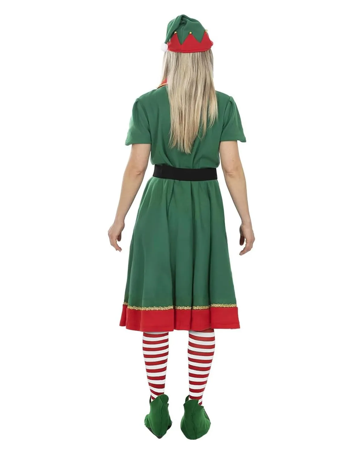 Funidelia Elfo Natalizio Costume Elfa Donna Verde con Accessori