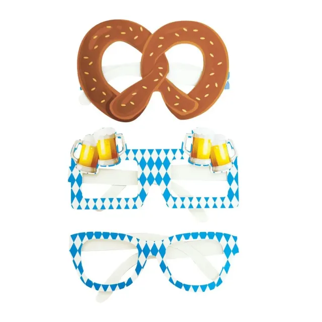 P'tit Clown 23846 occhiali Oktoberfest 6 pezzi