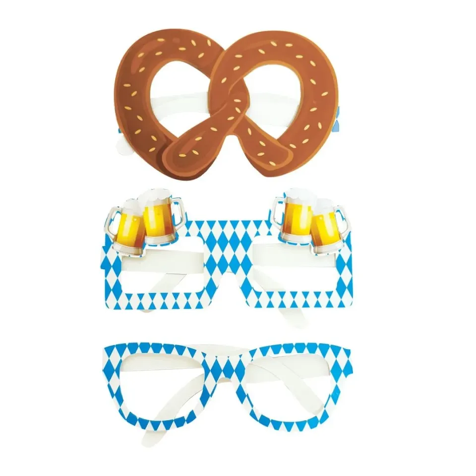 P'tit Clown 23846 occhiali Oktoberfest 6 pezzi