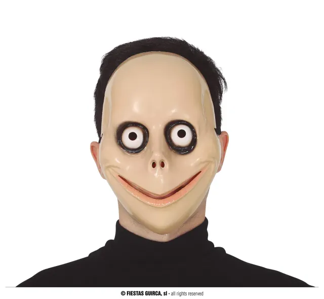 Fiestas Guirca Maschera Spaventosa Plastica Beige Adulto