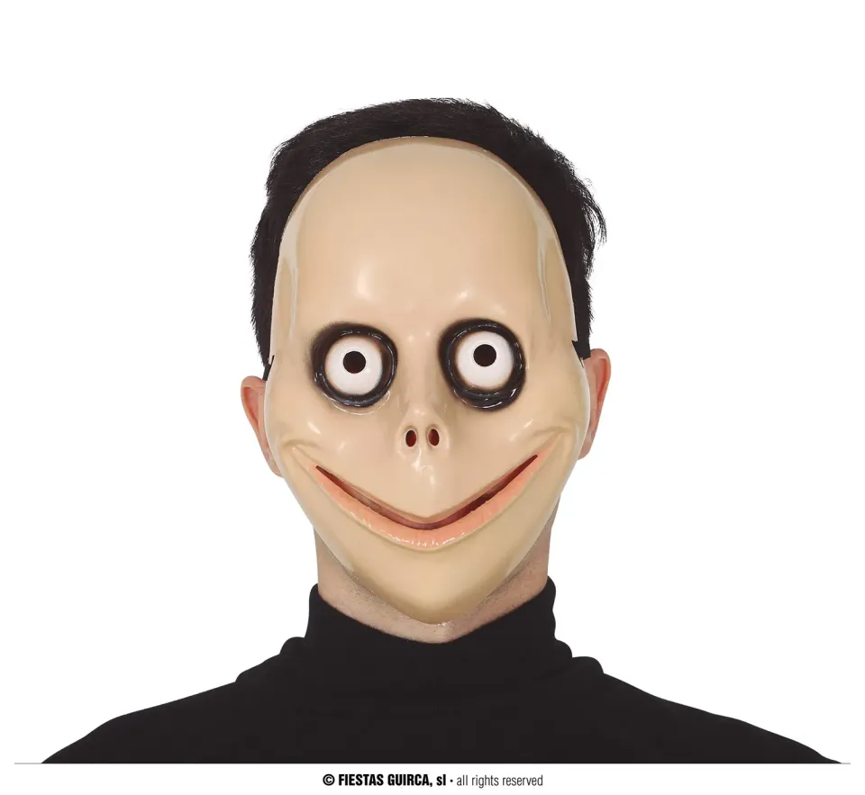 Guirca Spaventosa Maschera Horror Beige Unica