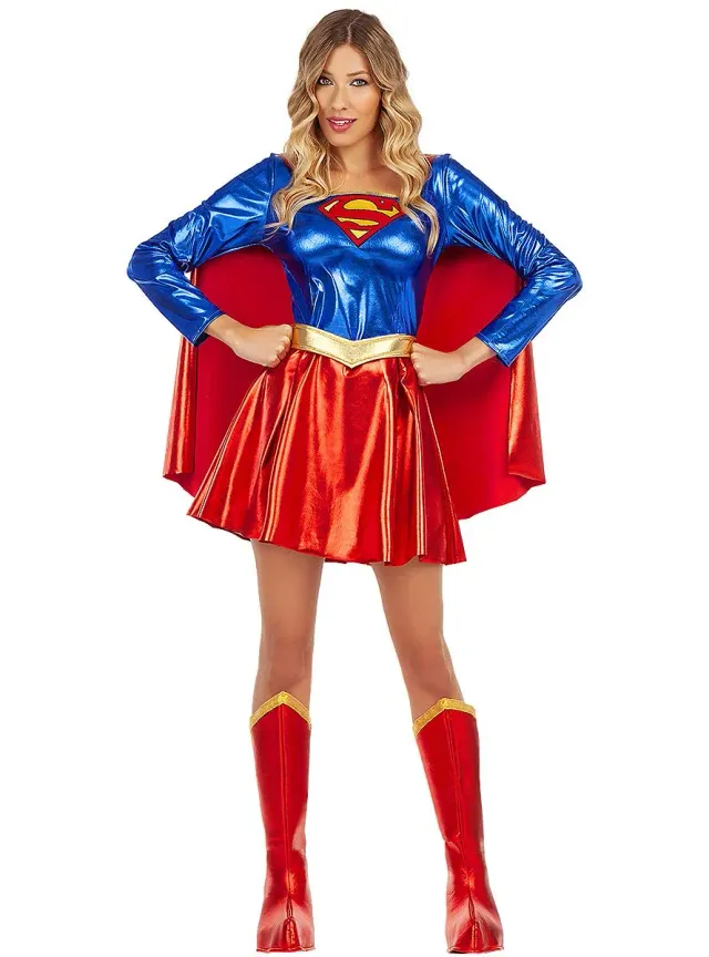 Funidelia Supergirl costume donna XXL rosso