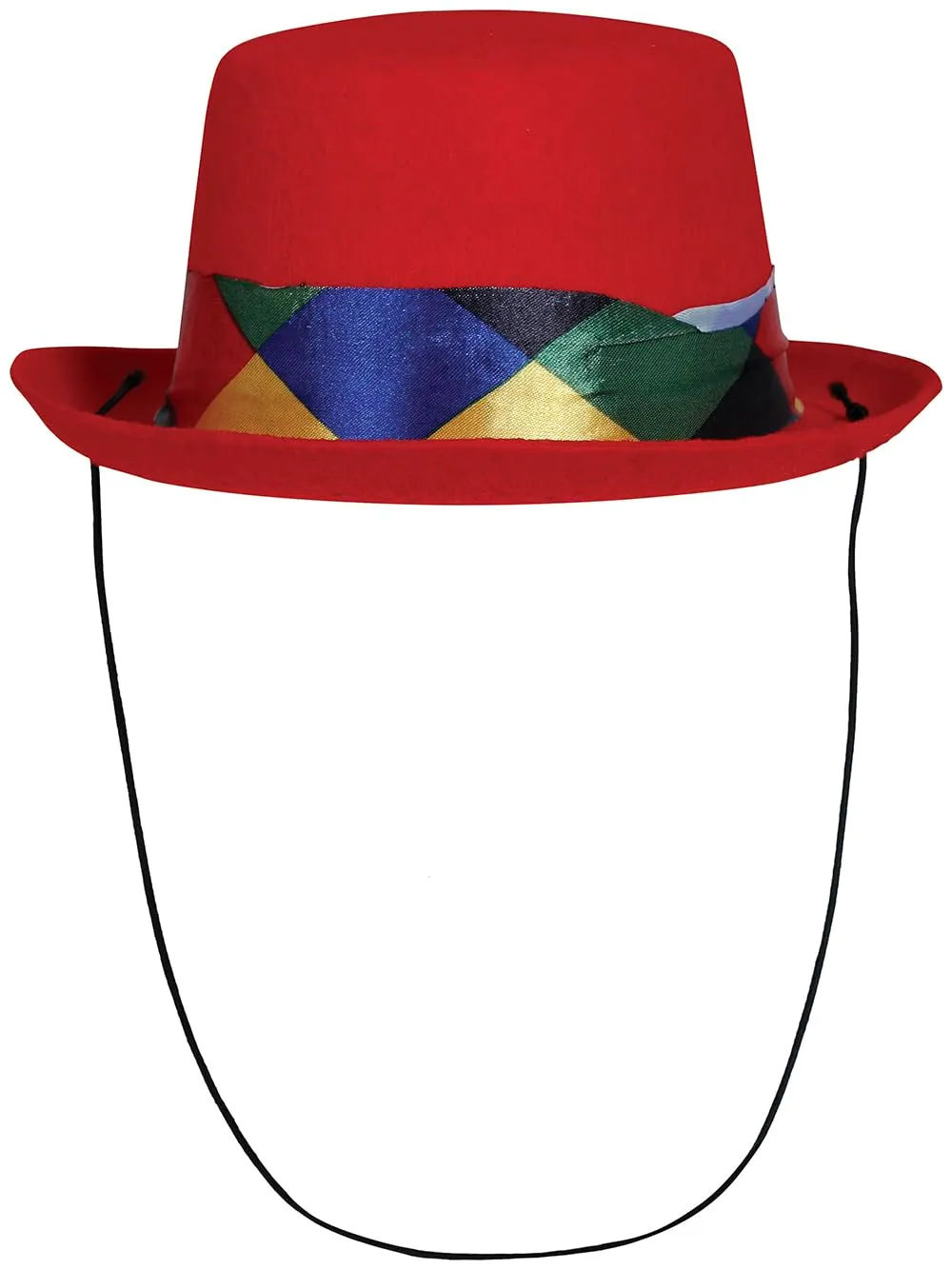 Guirca Clown cappellino pagliaccio feltro 1 pezzo