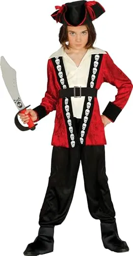 Fiestas Guirca Costume Pirata bambino 14-16 anni con cappello