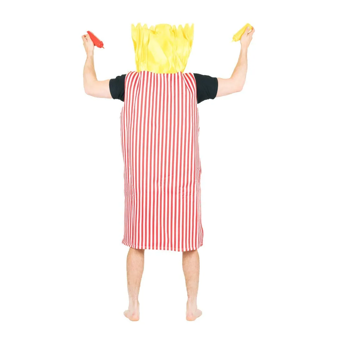 Bodysocks Patatine Fritte costume adulto taglia unica