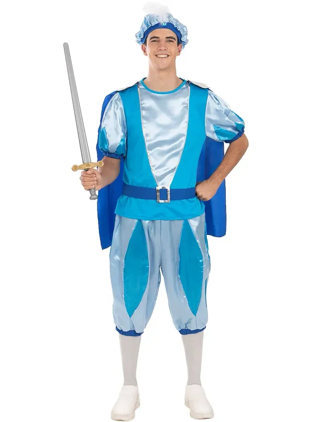 Funidelia Principe costume uomo azzurro medievale