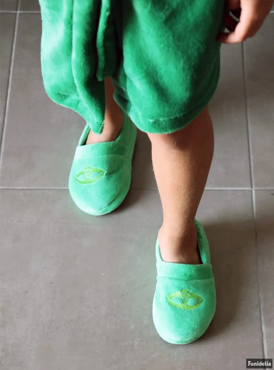 Funidelia PJ Masks Geco pantofole bimbo verde