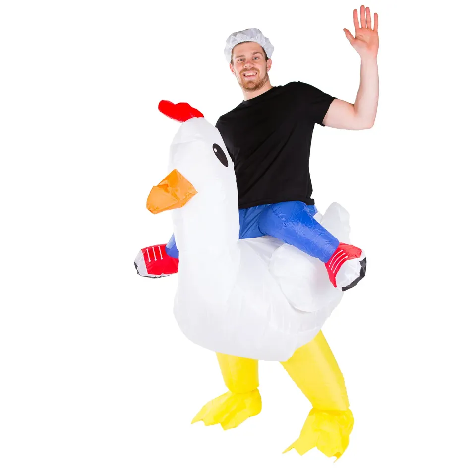 Bodysocks costume gonfiabile pollo adulto
