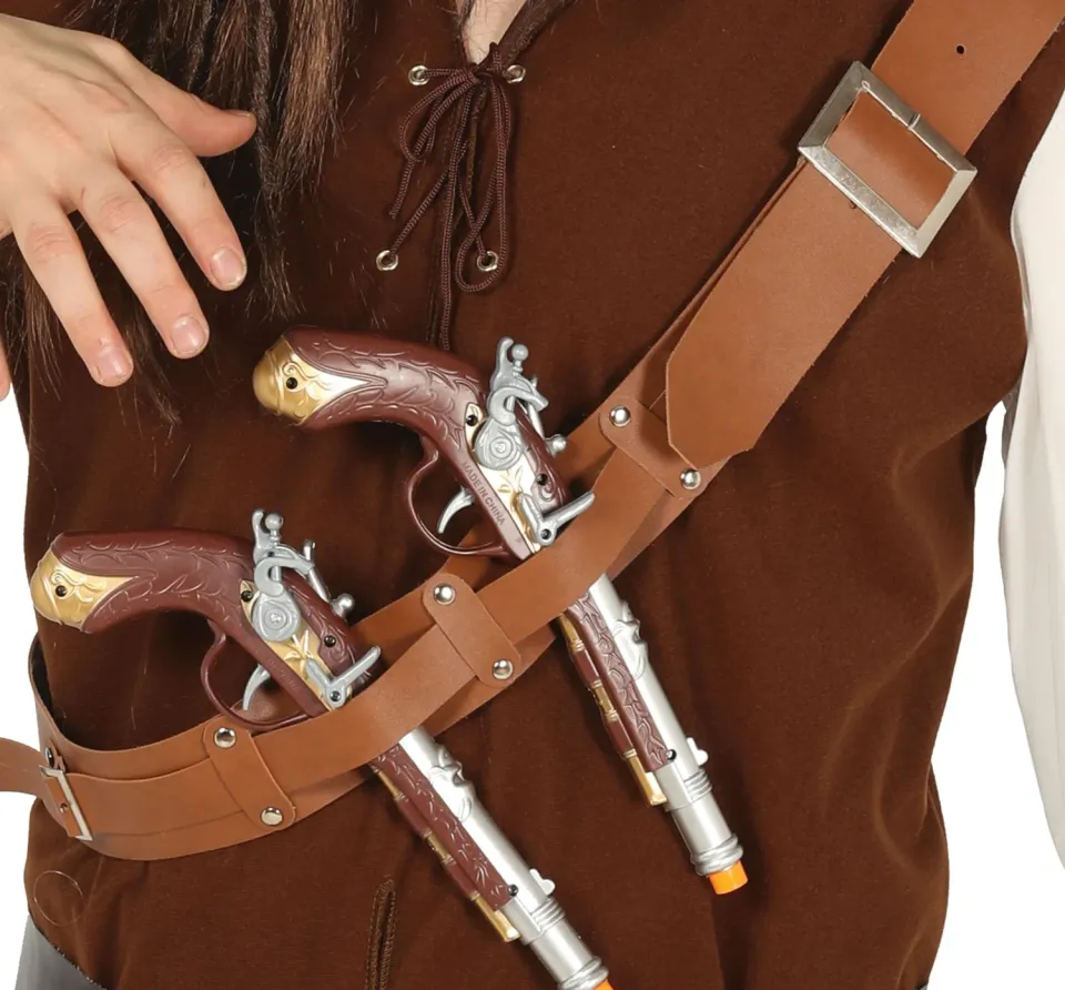 Fiestas Guirca Cinturone Pirata con Pistole Accessorio Costume