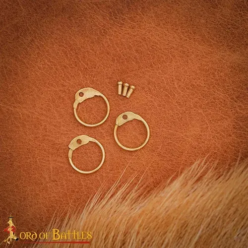 La Bottega di Merlino Anelli ottone 6mm 200g rivetti