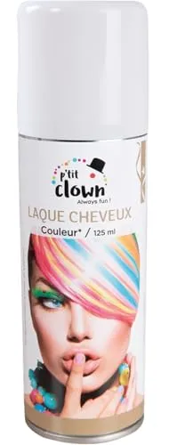 P'tit Clown lacca capelli bianca spray Carnevale