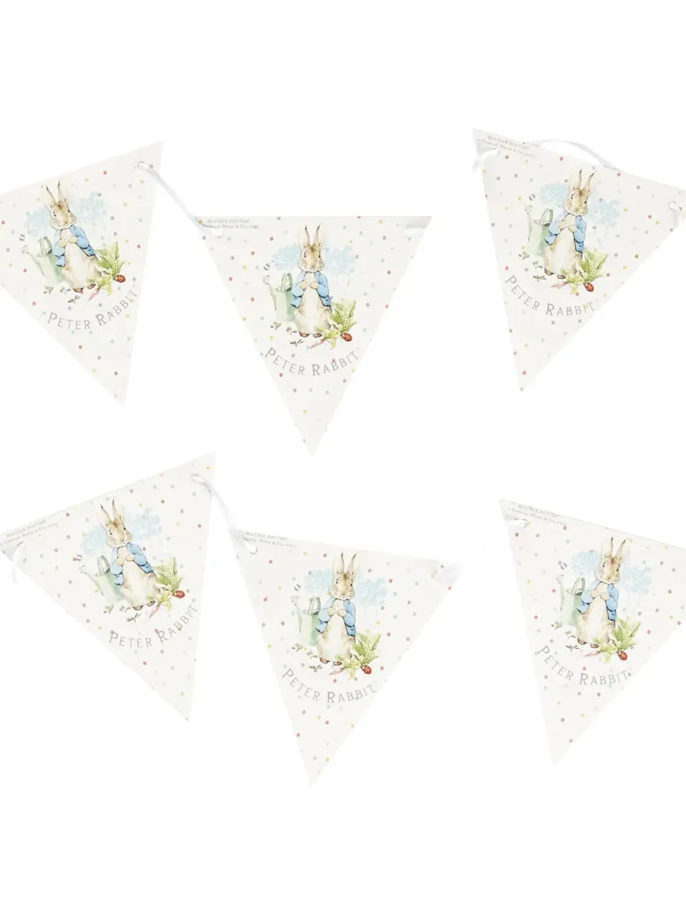 Smiffys Peter Rabbit festone 3 m 20 bandierine