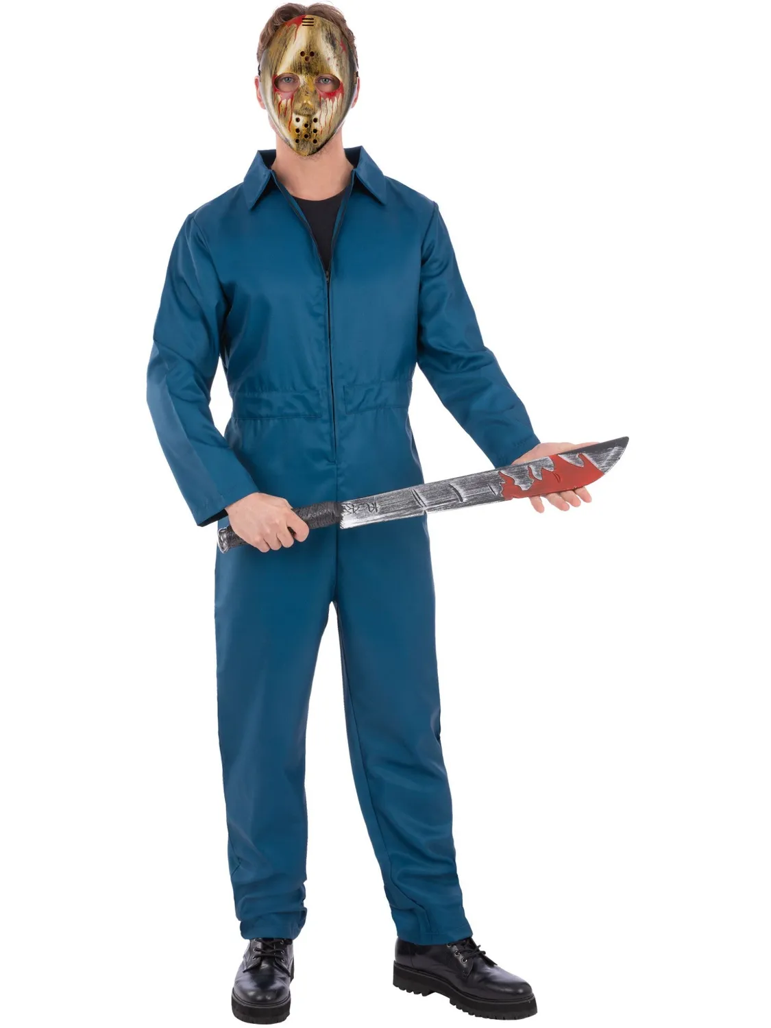Smiffys Boiler Suit tuta blu unisex adulto L horror