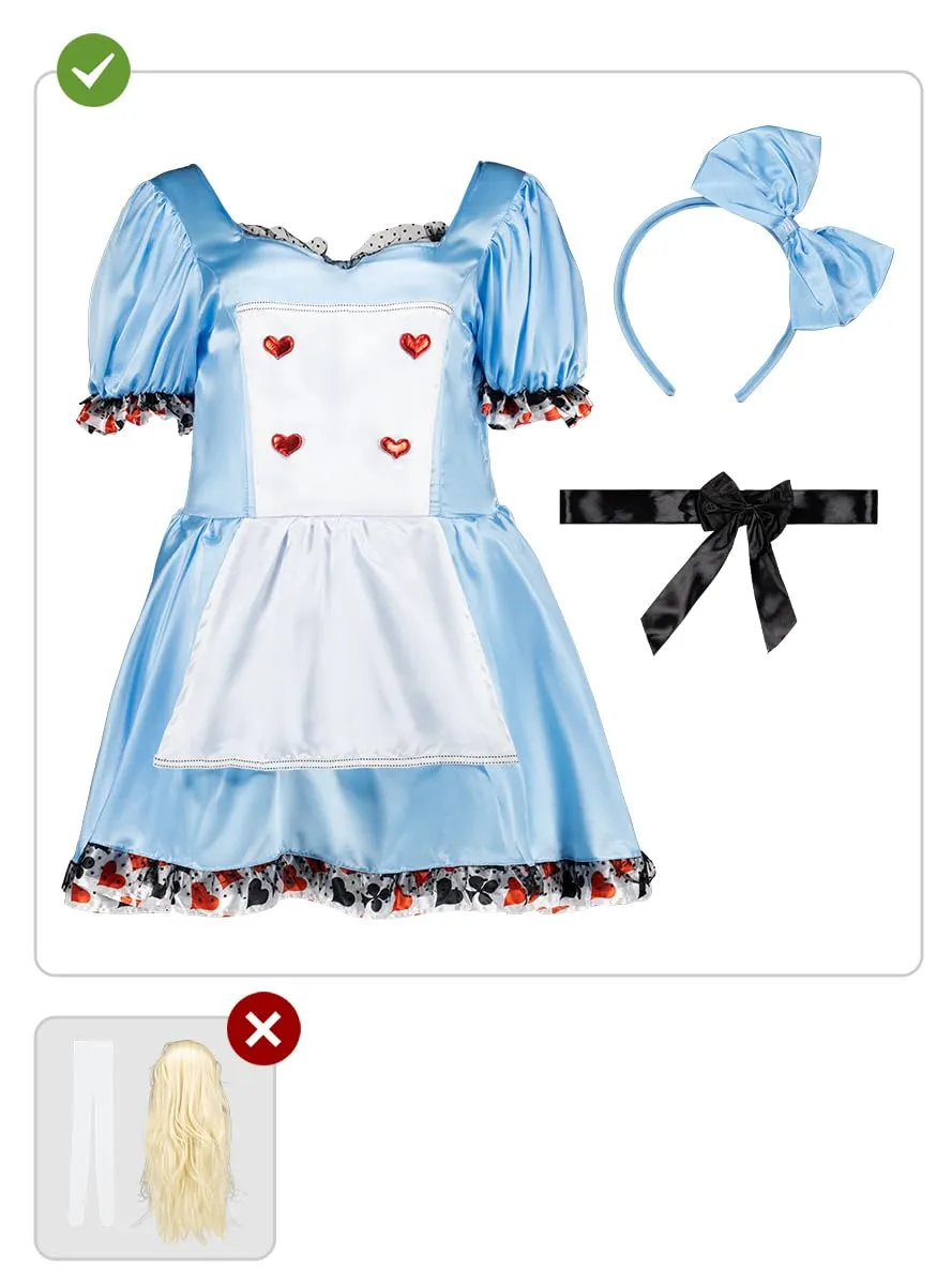 Funidelia Alice Deluxe Costume Donna Azzurro XS