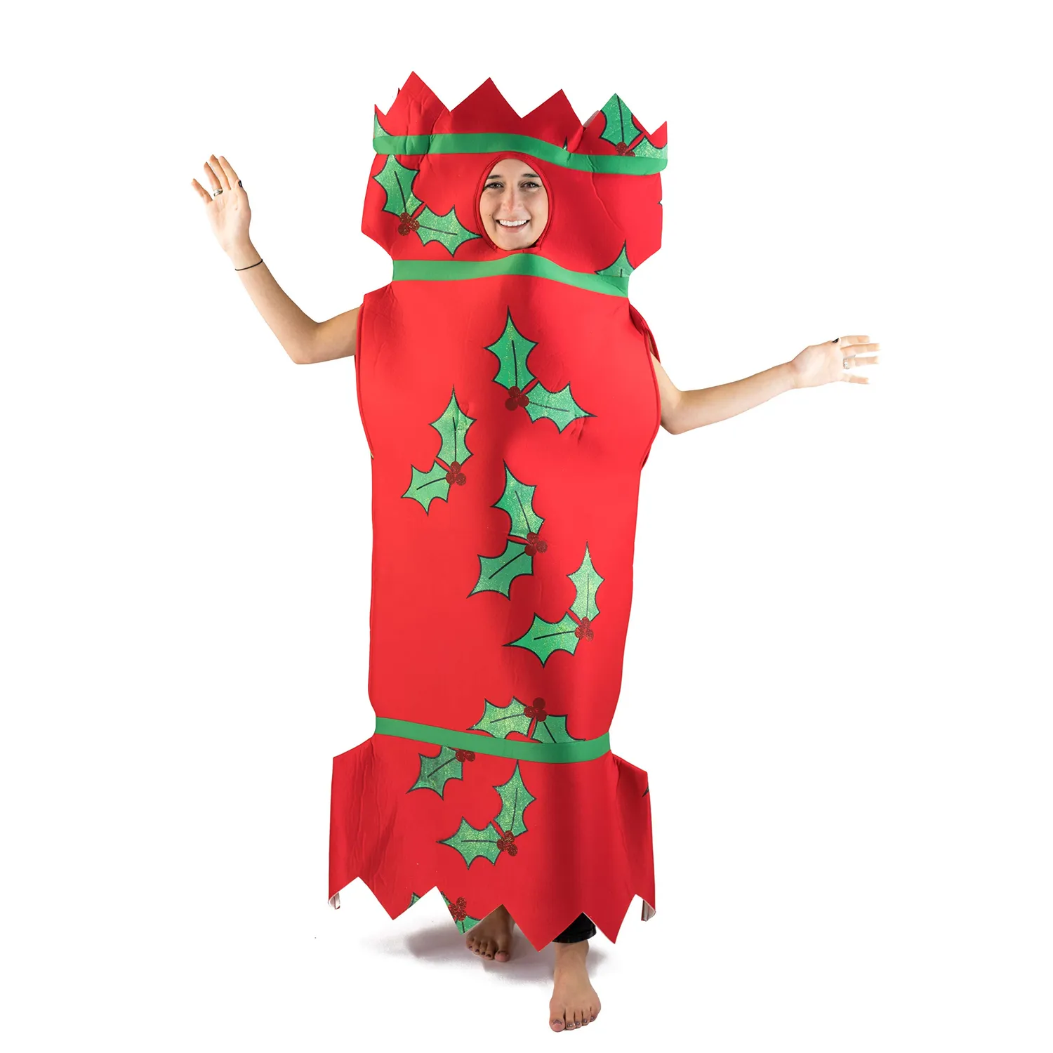 Bodysocks Costume Cracker Natale Adulti taglia unica