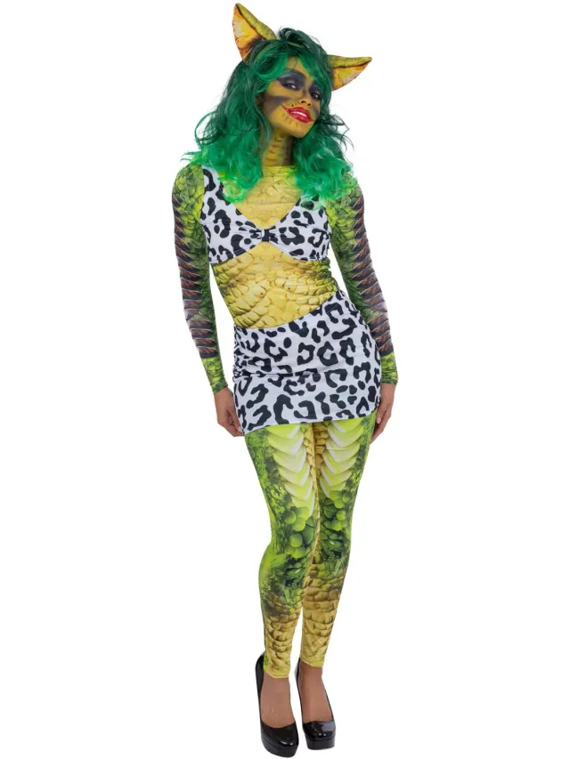 Smiffys Gremlins 2 Costume Greta Donna con orecchie
