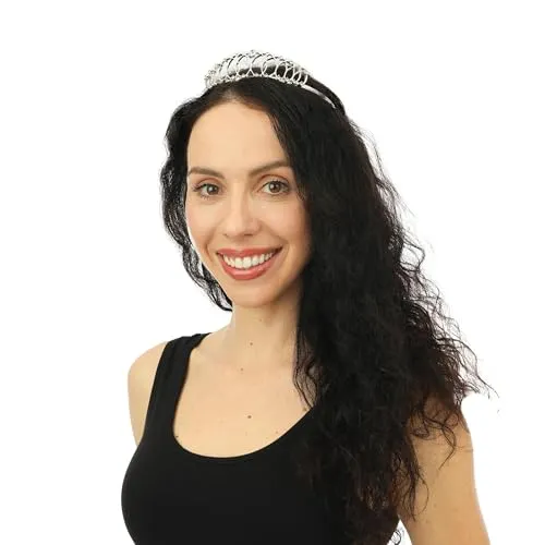 P'tit Clown Principessa 15104 diadema argento strass taglia unica