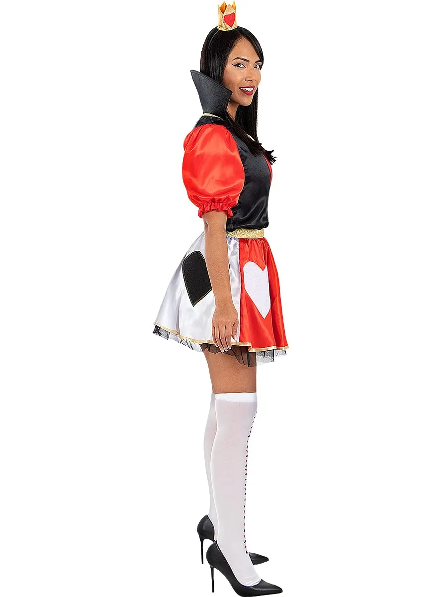 Funidelia Regina di Cuori costume donna XS rosso