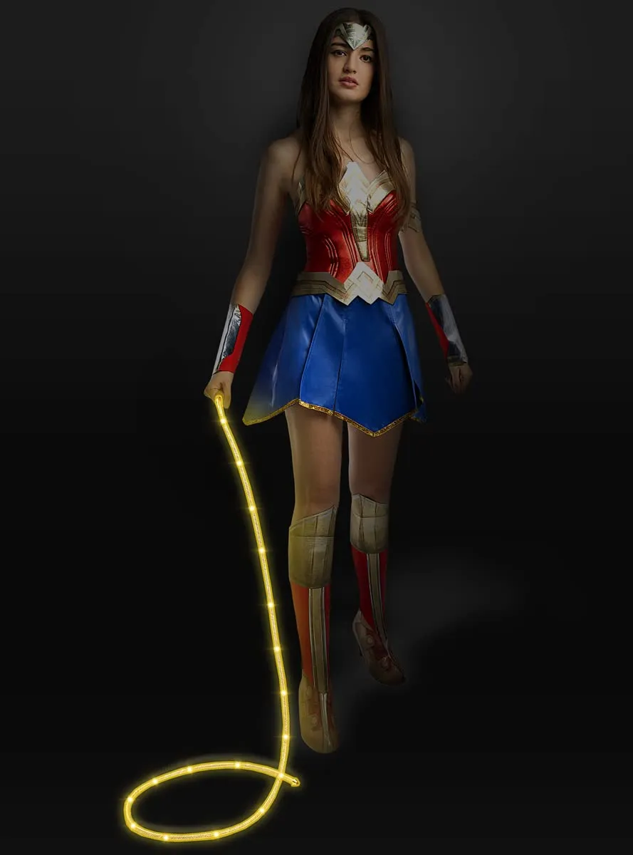 Funidelia Wonder Woman Frusta Accessorio Costume Multicolore Ufficiale