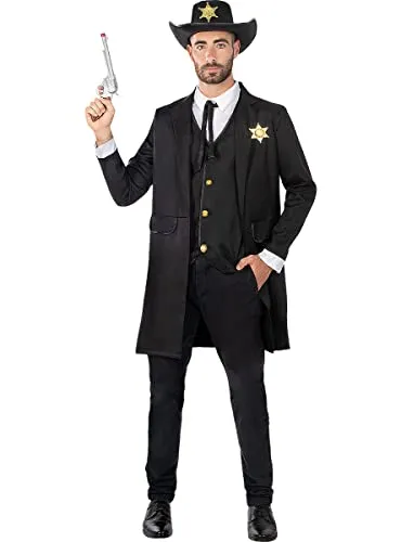 Funidelia Costume sceriffo uomo taglia M marrone western