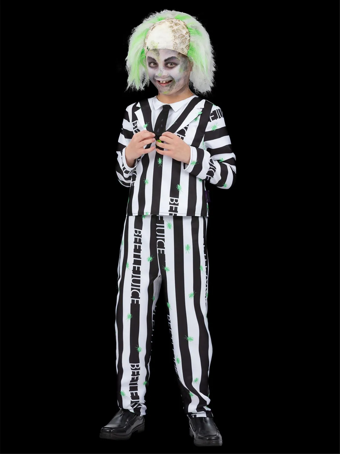 Smiffys Beetlejuice costume bambino righe 7-9 anni