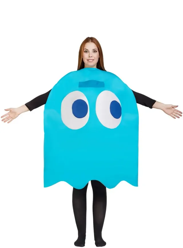 Funidelia Inky Pac-Man costume fantasma azzurro taglia unica