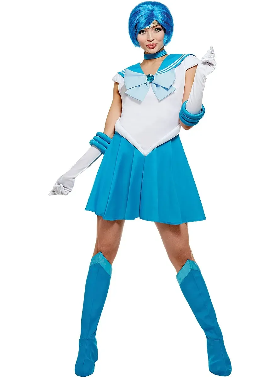 Funidelia Sailor Mercurio costume donna XL anime blu