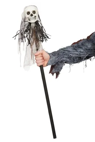 P'tit Clown bastone prete voodoo 90 cm teschio