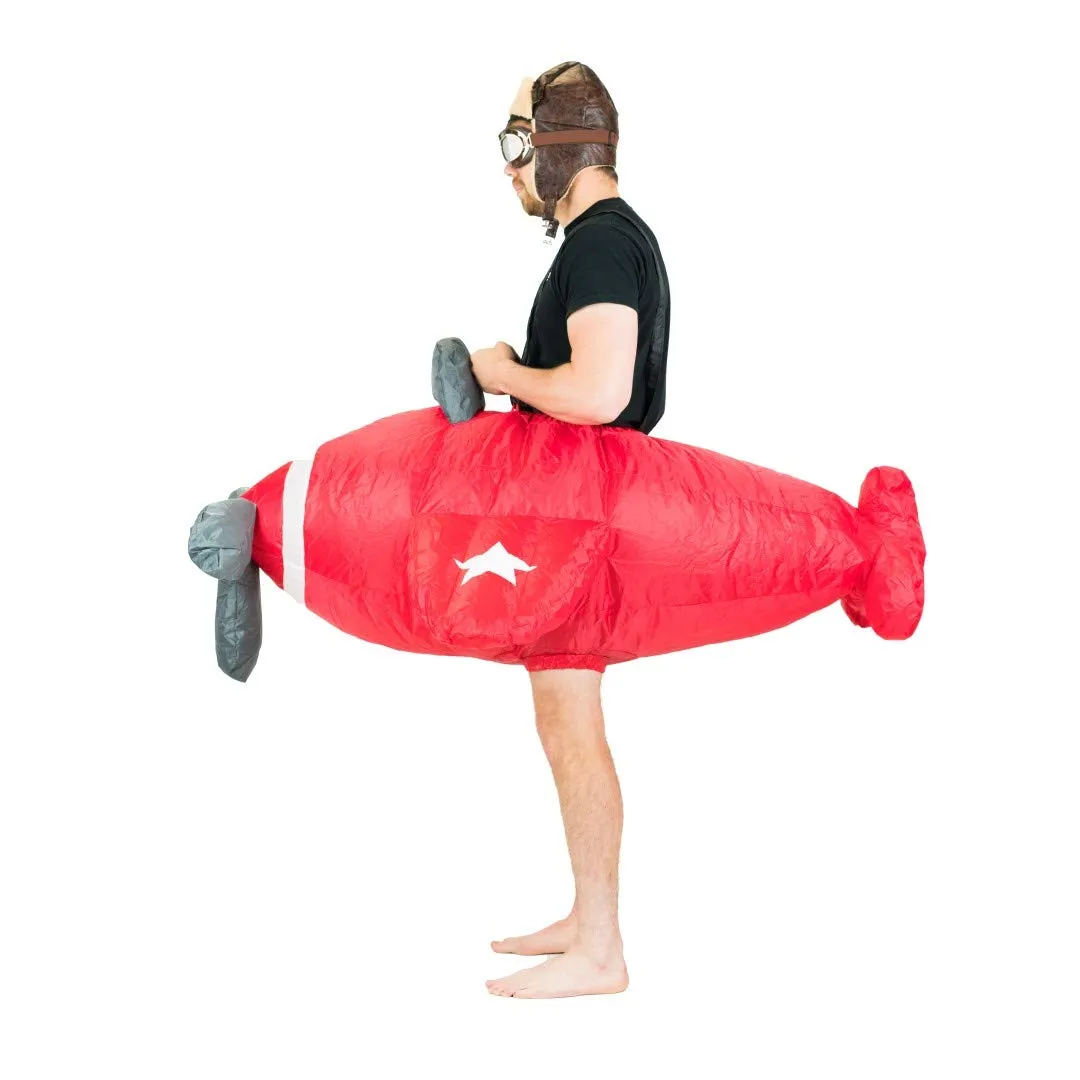 Bodysocks costume gonfiabile aeroplano adulti taglia unica