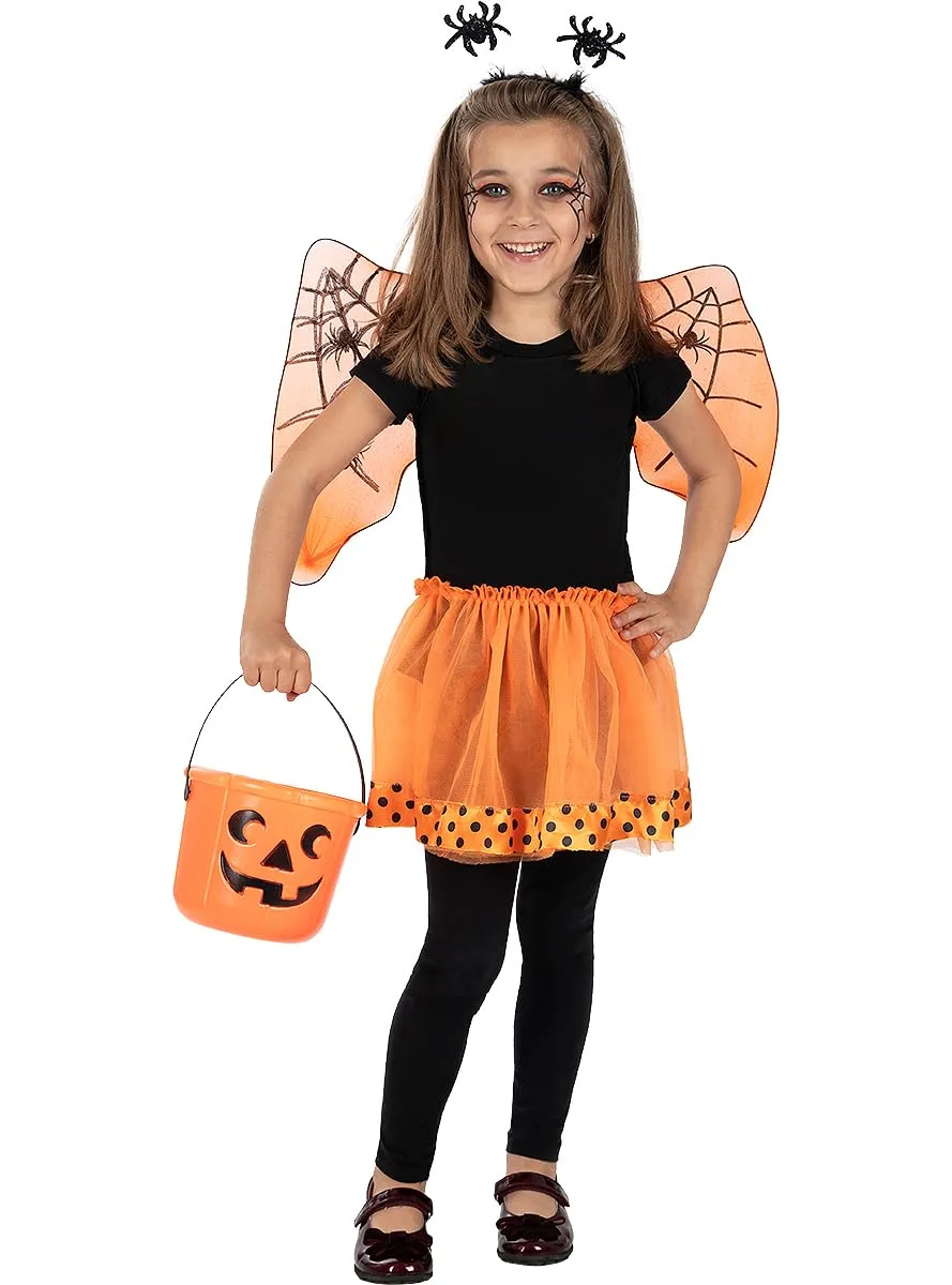 Funidelia Ragno costume tutù arancione bambina