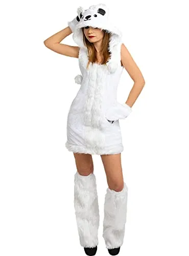 Funidelia orso polare costume donna S caldo