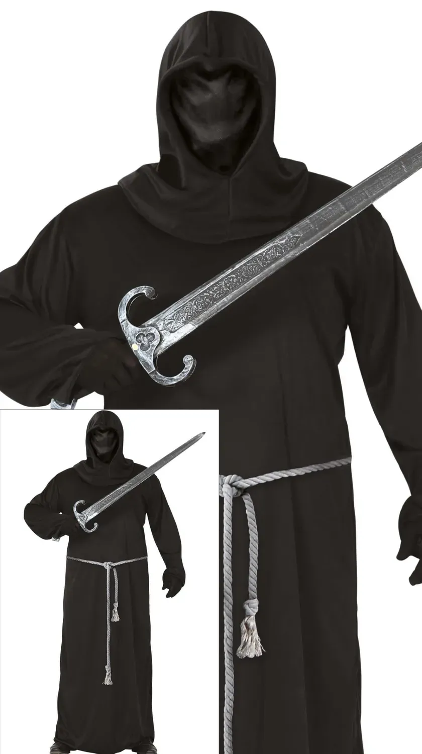 Guirca Dark Soldier costume uomo L 52-54 con cappuccio