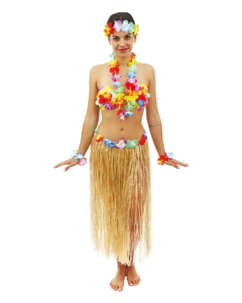 P'tit Clown Hawaiana gonna beige taglia unica donna