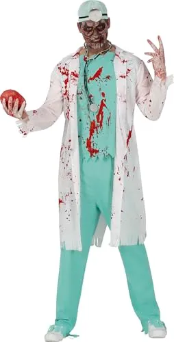 Fiestas Guirca Costume Dottore Zombie L 52-54 insanguinato