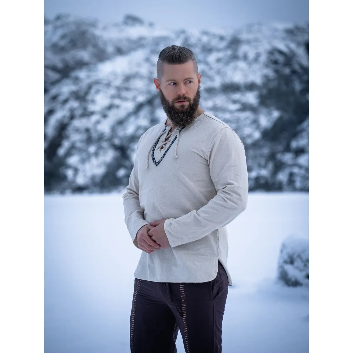 La Bottega di Merlino Camicia Elfriede cotone naturale unisex