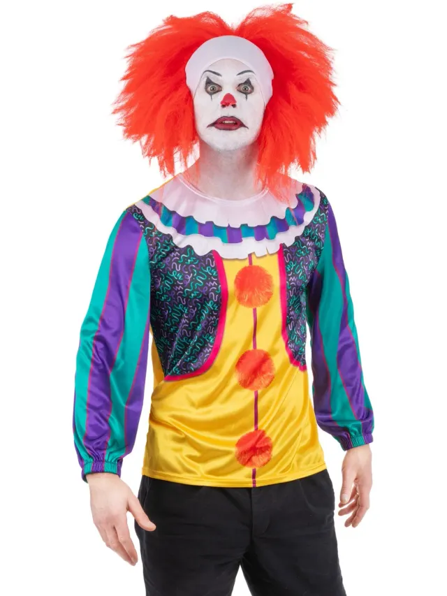 Smiffys IT Classic Pennywise Top maglietta taglia L multicolore