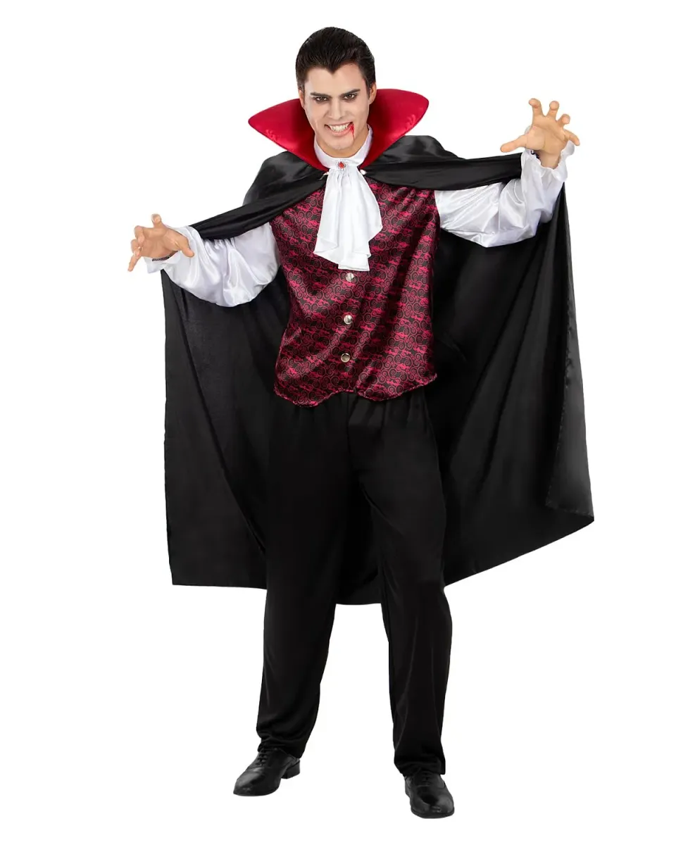 Funidelia Conte Dracula Costume Uomo XL con Mantello