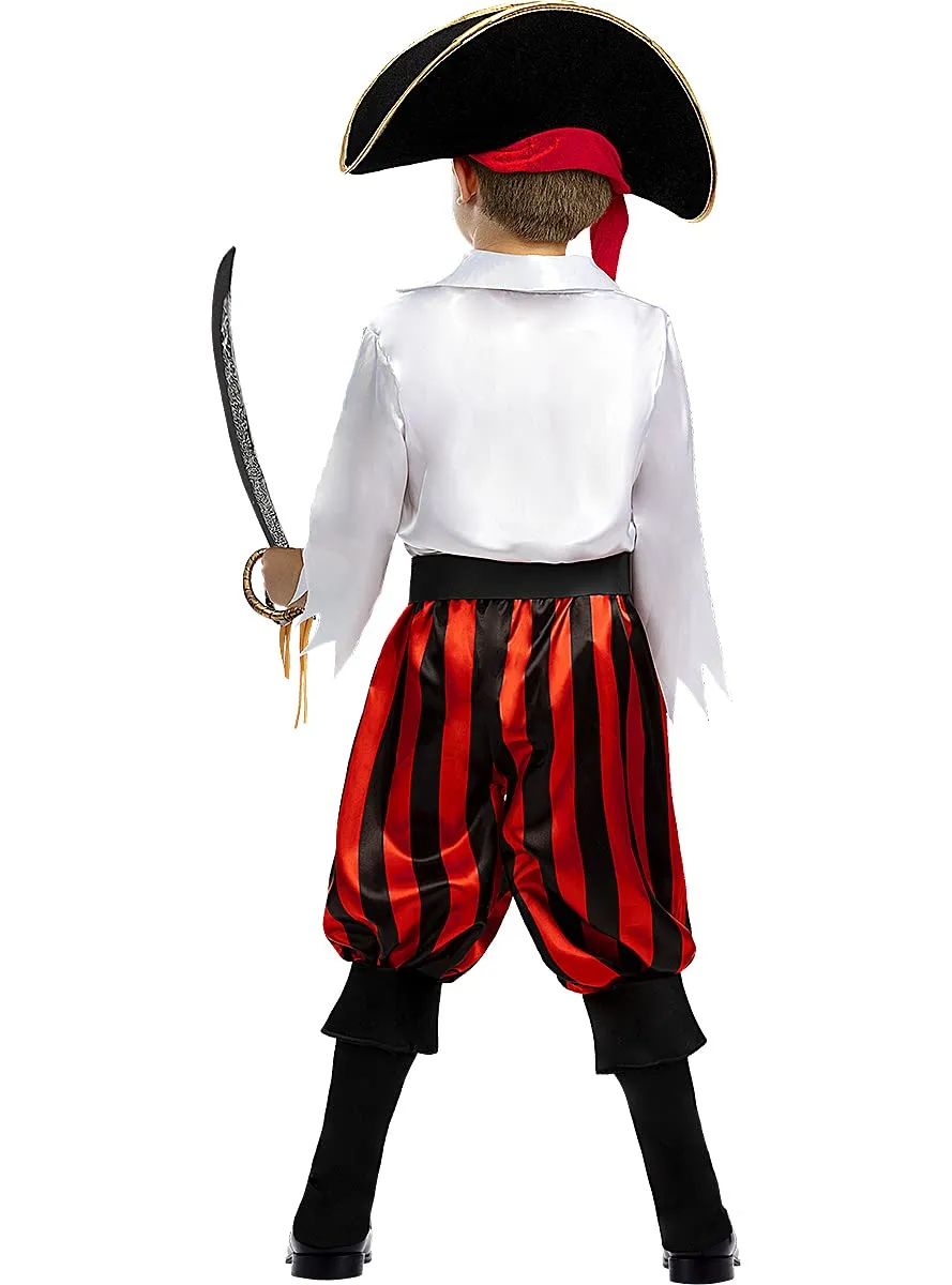 Funidelia Bucaniere Pirata Costume Bambino 5-6 Anni