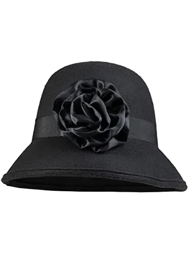 Funidelia Charleston cappello donna nero anni 20