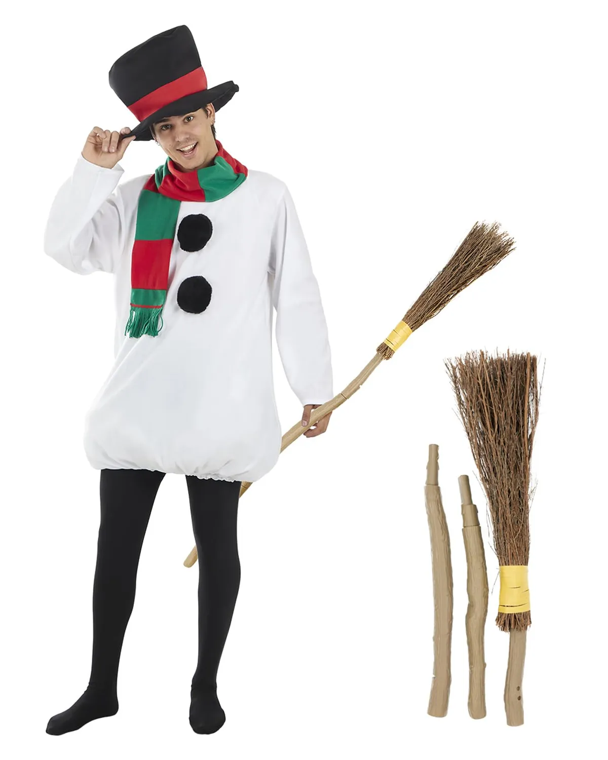 Funidelia Costume da Pupazzo di Neve Uomo Bianco S-M