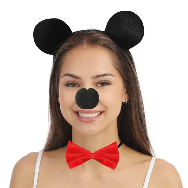 P'tit Clown 14010 set topo nero travestimento Carnevale