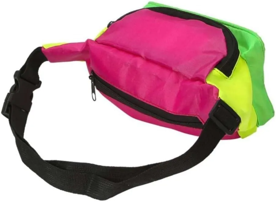 P'tit Clown re22674 Marsupio Banana Fluo anni 80