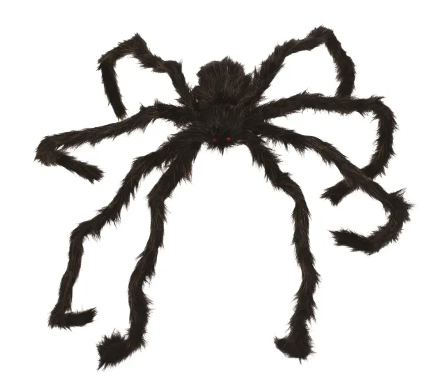 P'tit Clown Ragno Gigante Nero Marrone 128 cm Halloween