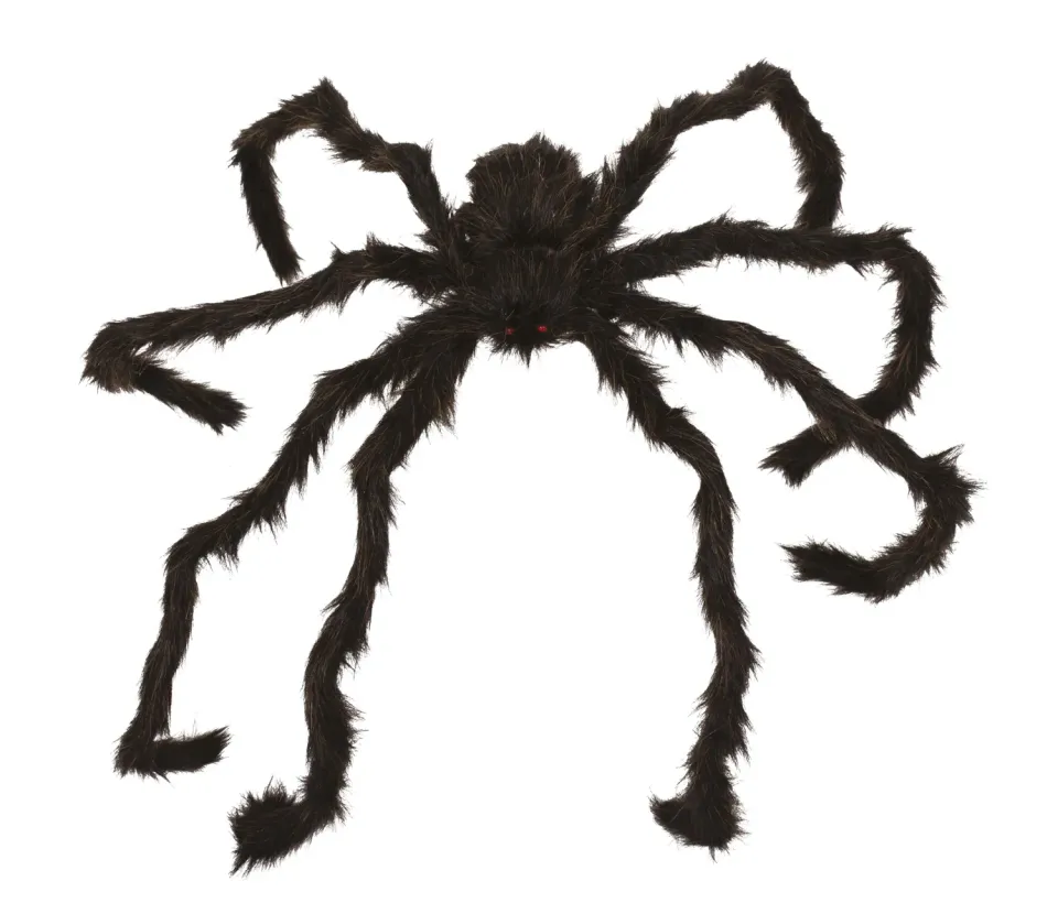 P'tit Clown Ragno Gigante Nero Marrone 128 cm Halloween