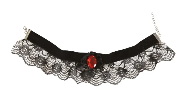 P'tit Clown collana gotica Halloween accessorio costume
