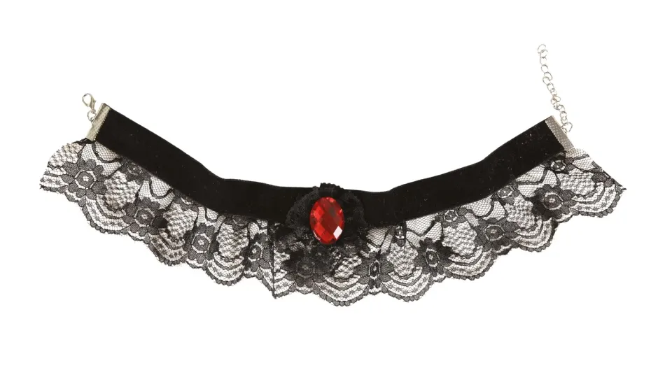 P'tit Clown collana gotica Halloween accessorio costume