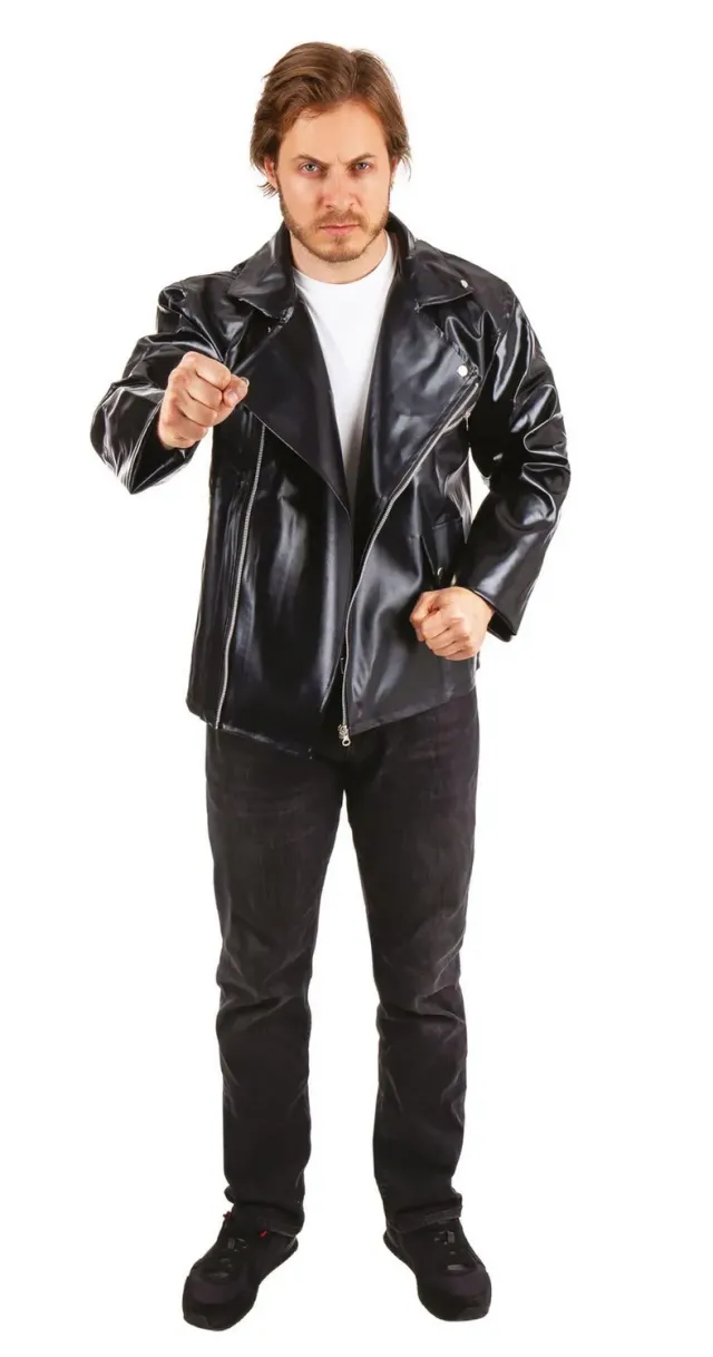 P'tit Clown giacca perfecto adulto nero L-XL Carnevale