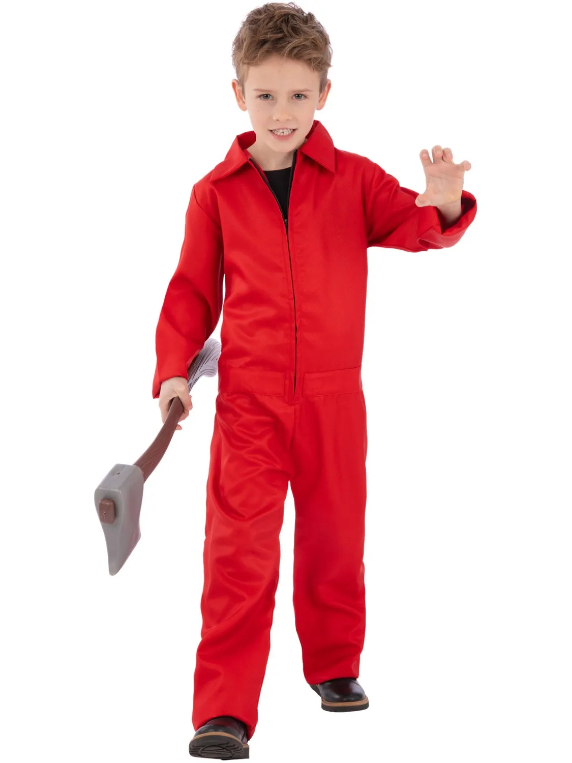 Smiffys Boiler Suit costume tuta rossa bambino 4-14 anni