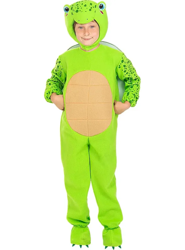 Funidelia Tartaruga Costume Bambino 5-6 Anni Verde